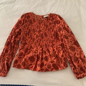 Floral blouse NWOT